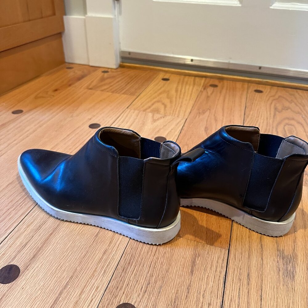 Everlane The Street Bootie Black Leather - Sz 7.5 - Picture 3 of 5